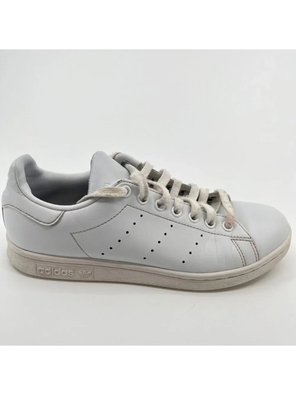 Adidas Stan Smith Primegreen Womens Size 7.5 Cloud White Athletic Shoes Sneakers